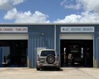 Engine repair Sugar Land auto shop with oil change, tune up, AC, heating, and brakes service bays